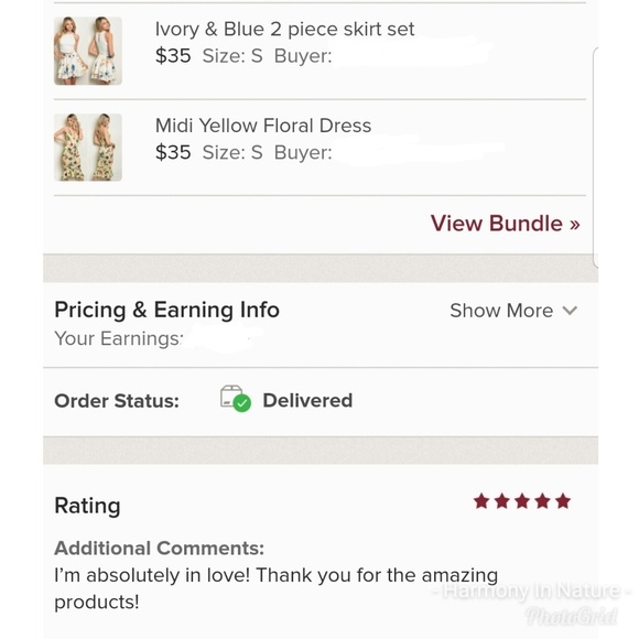 LAST Midi Yellow Floral Dress - Picture 7 of 8